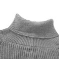 thumbnail image 2 of Erwazi Hauts à Col Roulé pour Femmes, Tunique Décontractée à Manches Longues en Tricot, Pulls Amples et Chauds pour Automne Hiver, 2 of 4