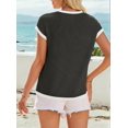 thumbnail image 4 of T-shirts à Manches Courtes pour Femmes Vert G, 4 of 7