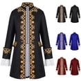 thumbnail image 1 of AnuYalue Queue-de-Pie pour Homme Costume Médiéval Rétro Renaissance Steampunk Victorien Manteau Halloween Cosplay Manteau Mi-Long, 1 of 9