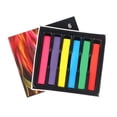 thumbnail image 1 of Square Pastel Art Drawing Stick Set - Hair Chalk Coloring Kit with Optional 6, 12, 24, or 36 Vibrant Colors for Creative Painting and Temporary Hair Dye Projects, 1 of 6