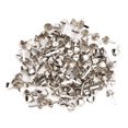 thumbnail image 3 of 100 Pcs Pieds Clou Argent Blanc Fer DIY Cuir Sac à Main Plat Champignon Pointe Rivet Accessoires, 3 of 9
