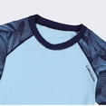 thumbnail image 4 of B91xZ Boys Swimsuit Short Sleeve Rashguard and Swim Trunks 2 Piece Set,Blue 14-16 Years, 4 of 5