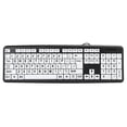 thumbnail image 4 of Xingzhi Computer Large Print Wired Keyboard Fluent Typing Lightweight USB Keyboards Cable Input Equipment Keypad Elderly Weak Sight, 4 of 8
