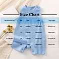 thumbnail image 2 of Ohufall 3M-2T Rompers for Babies Summer Solid Color Sleeveless Infant Tank Rompers Stretch Comfy Pockets Unisex Infant Bodysuit, 2 of 3