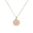 thumbnail image 1 of Forme de Pièce de Monnaie Pendentif Pendentif Alphabet Disc Neck Chaîne Femmes Pull Collier Femmes Fille Femmes Cadeau Bijoux Féminins, 1 of 6
