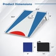 thumbnail image 3 of Costway 3 x 2 FT Cornhole Board Set with Foldable Legs & Side Handle 8 Bean Bags Included, 3 of 9