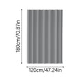 thumbnail image 2 of Washable Fabric Shower Curtain Liner Hotel Quality Machine Washable Bathroom Cloth Liner With Hooks, 2 of 4
