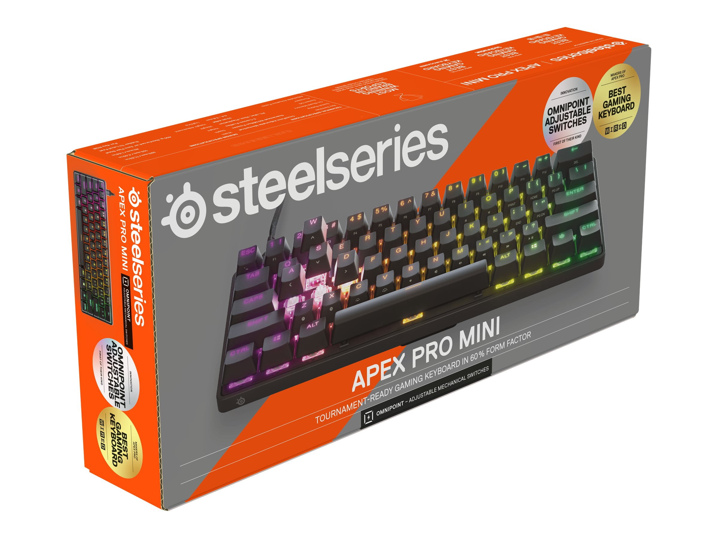 SteelSeries Apex Pro Mini 本体 SteelSeries Apex Pro Mini 60% Wired Mechanical OmniPoint