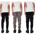 thumbnail image 4 of CHUANK Boys 3 Pack Active Tricot Joggers Size 5-16, 4 of 4