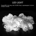 thumbnail image 3 of Halloween Light String Ghost LED Battery Lamp Festival Horror Party Decoration  10 LED Colorful, 3 of 5