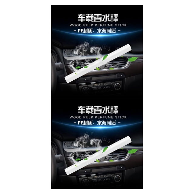 ziyahi 10pcs Car Incense Diffuser Air Vent Freshener Refill Car Air Solid Stick No.9 2Set