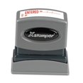 thumbnail image 1 of Xstamper. Eco-Green 1822 Title Message Stamp- ENTERED- Pre-Inked-Re-Inkable- Red, 1 of 12