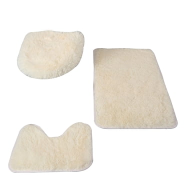 Birdeem 3-Piece Bathroom Carpet, Super Soft Non Slip Bathtub Carpet and Absorbent Bath Mat, Bathroom Carpet, Plush Bath Mat for Bathroom