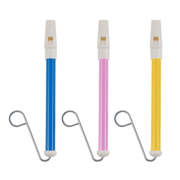 SHISUYAN 3 Pcs Flûtes pour Enfants Flûtes à Pousser-Tirer Jouets Intéressants Sifflet à Glissière Jouet Musical