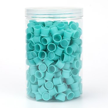 300pcs Tattoo Ink Cup Disposable Silicone Tattoo Pigment Cup Eyebrow Eyeliner Lip Color Pigment Cup Tattoo Pigment Holder