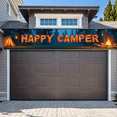 thumbnail image 4 of Forest Design Happy Camper Tent Banner Campfire Nature Scene for Outdoor Adventure Camping Event, 4 of 5