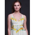 thumbnail image 2 of Bimba Robe Longue Maxi d'Été pour la Plage à Bretelles Spaghetti Ajustables Imprimée Teinture sur Nœuds-Petit, 2 of 6