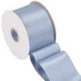 thumbnail image 1 of Joycrosso French Blue Ribbon 3 Inch Wide Thick Fabric Ribbon, 50 Yards Double Faced Satin for Chair Sash Bows Making Bouquet Sewing Christmas Decoration, 1 of 7