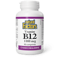 thumbnail image 2 of Natural Factors Vitamin B12 Cyanocobalamin 1000 mcg 90 Tablets, 2 of 2