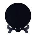 thumbnail image 1 of HILABEE Obsidian Circle Disc Obsidian Mirror,Black Round Mirror,,Home Decoration,Office S, 1 of 9