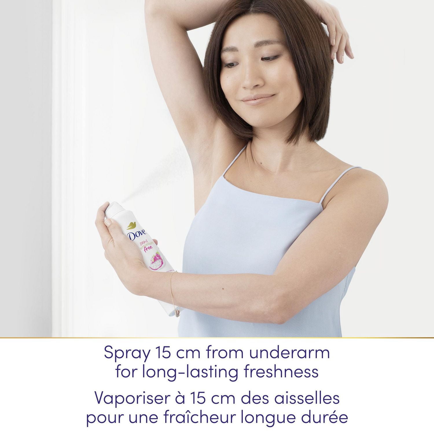 Dove Aluminum-Free Deodorant Dry Spray Dragon Fruit & Coconut Cream, 113 g