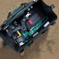 thumbnail image 4 of QualitChoice Sac à Outils pour Électricien, Boîte de Rangement Ajustable, Étanche, Grande Capacité, Kit d'Outils de Maintenance, Noir Vert/20 Pouces 1 Pce, 4 of 6