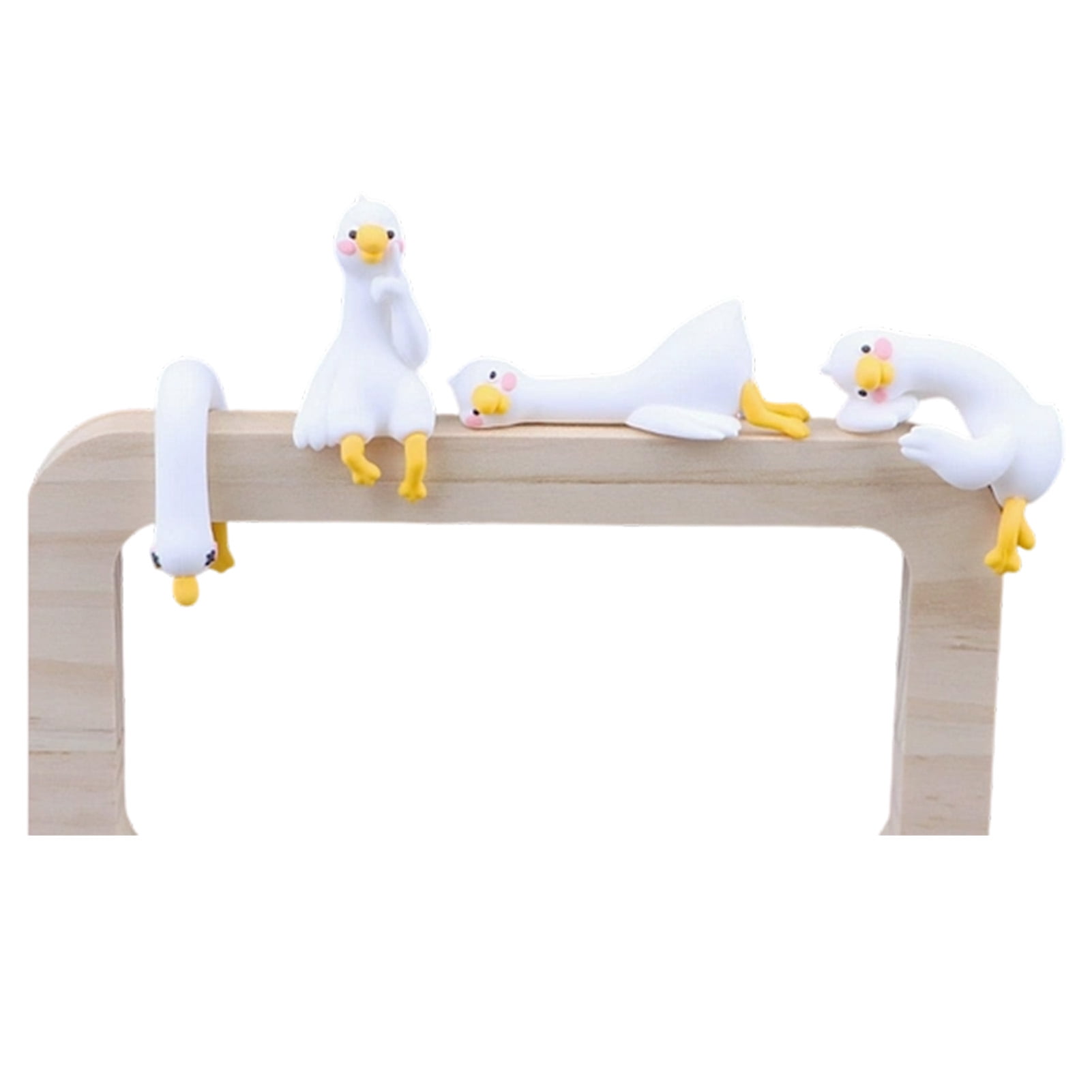 tredstone ABS Tiny Ducks Mini Resin Ducks Funny Computer Decor Brighten Up Desk With Cute Accessories And Whimsy Desk Decorations