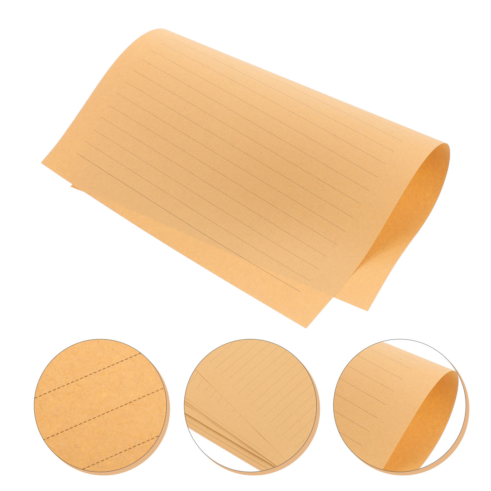 TEHAUX Chocolate Decorative Printer Paper Vintage Style Letter Writing Paper for Stationery