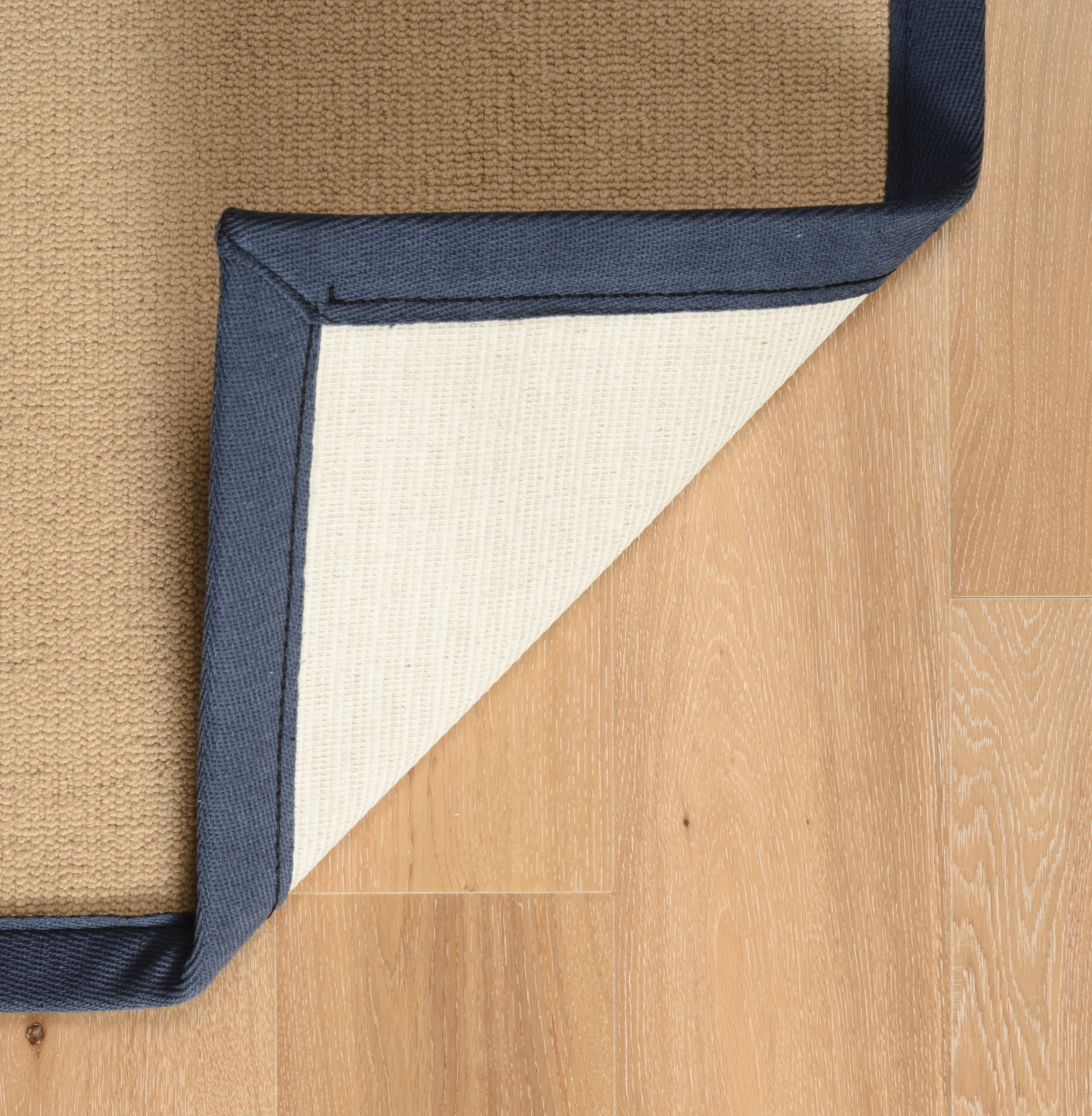 Athena Sisal & Blue 4' x 6' Accent Rug