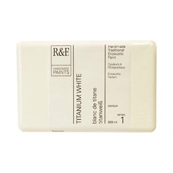 R&F Handmade Paints 1210 Encaustic Paint 333ml, Titanium White