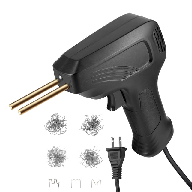 jinwen Welding Repairing Machine Hot Stapler Tools US Adapter, 110V Welder Kit for Car Black
