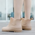 thumbnail image 2 of Women's Rain Shoes Rubber Boots with Non- Detachable Design for Outdoor Activities, 2 of 5