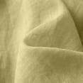 thumbnail image 4 of Timegard Hauts Grande Taille pour Femmes en Coton et Lin à Manches Courtes, Col en V, Boutons, Volants, Fluides, Décontractés, Amples, 4 of 5