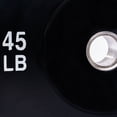thumbnail image 2 of PRISP Olympic Bumper Weight Plate - Rubber Plate for 2 Inch Olympic Barbell with Steel Insert; Pairs, Sets and Single Plates Available, 2 of 9