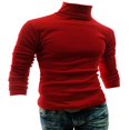 thumbnail image 1 of Pull d'Hiver Chaud en Coton Col Montant pour Hommes, 1 of 4