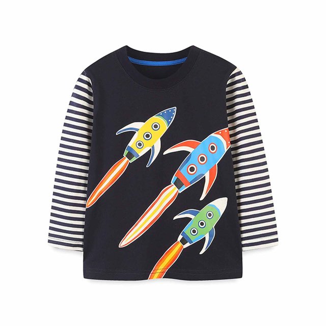 2025 2-8 Ans Garçons Filles Pull Vêtements d'Automne Tendance Manches Longues Col Rond Noir