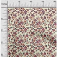 thumbnail image 2 of oneOone Polyester Spandex Brown Fabric Florals Craft Projects Decor Fabric Printed By The Yard 56 Inch Wide, 2 of 4