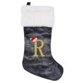 thumbnail image 1 of SUTENGDA 20 Inches Monogram Christmas Stockings Red Velvet with White Super Soft Plush Cuff Embroidered Xmas Stockings Classic Personalized Stocking Decorations for Family Holiday Season, 1 of 5