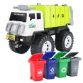 thumbnail image 3 of Garbage Truck With 4 Trash Sorting Cans  Sanitation Truck  Car Garbage Trucks Garbage Truck With 4 Trash Sorting Cans For Kids Sanitation Truck Car Garbage Trucks Playset Toy, 3 of 8