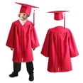 thumbnail image 1 of Cérémonie de Fin d'Études Primaires pour Enfants, Toge de Fin d'Études pour Enfants avec Mortier, Toge et Mortier Rouges pour Enfants, Ensemble à Franges pour la Promotion 2025, 1 of 5