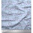 thumbnail image 1 of Soimoi Poly Georgette Fabric Bicycle Transport Print Fabric by Yard 52 Inch Wide, 1 of 2