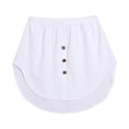 thumbnail image 1 of 2025 Mini Chemise Inférieure Jupe de Maternité pour Femmes Extensions Haut Tout Bas Mini Jupes pour Femmes Superposition Taille Mini avec Ensemble Jupe Deux Pièces pour Femmes Chemise Élastique Rallonge de Bande Robe pour, 1 of 2