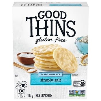 Good Thins, Simply Salt, Gluten Free, Rice Crackers