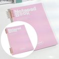 thumbnail image 2 of Clearance! beishanbush Notebooks for School Notebook Refillable Notebook and Filler Paper Notebooks College Ruled with Dividers Transparent Covers for Home School One Size Pink, 2 of 9