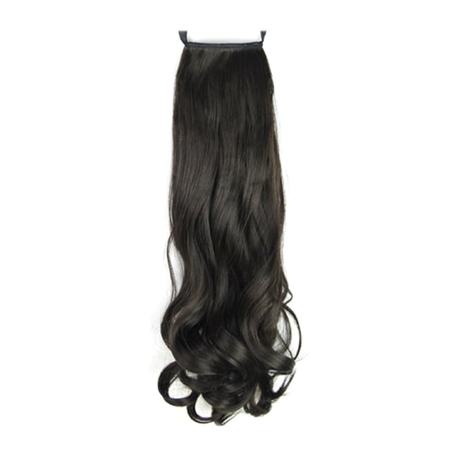 Youkk Natural Drawstring Ponytail Clip In Hair Extension Clip on Hair Piece