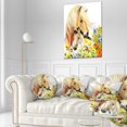 thumbnail image 1 of Design Art - Horse and Foal with Meadow, 1 of 3