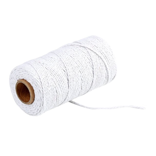 XZNGL Winter Blanket Blanket With Sleeves 100M Long/100Yard Pure Cotton Twisted Cord Rope Crafts Macrame Artisan String