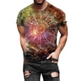thumbnail image 3 of EGNMCR T-Shirts à Manches Courtes pour Hommes Été Décontracté Col Rond T-shirt, Mode de Rue pour Hommes Décontracté Design Intéressant Imprimé Col Rond Manches Courtes,, 3 of 9