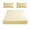 Yellow, variant on BUTASY 3Pcs Queen Size Bed Sheet Set, Soft and Breathable Fitted Sheet with 2 Bed Pillowcase, Microfiber Lightweight Deep Pocket Sheet for Home(Navy)