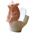 thumbnail image 2 of simhoa Ornament Collectible Creative Crafts Mini Resin Gift Decorative Pig Figurine A, 2 of 8